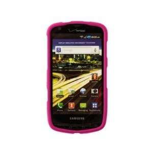  Rubberized Plastic Case Protector Pink For Samsung Droid 