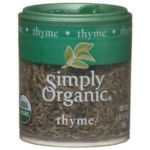  Simply Organic Thyme Leaf Whole   0.18 oz,(Frontier 