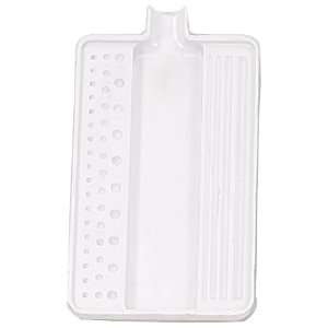  WHITE ABS PLASTIC SORTING TRAY, 7 1/8 x 3 3/4 Home 