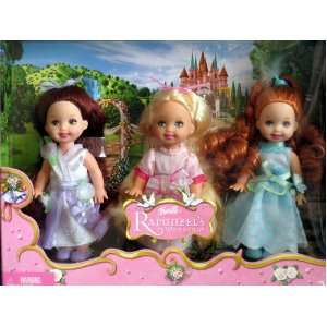  Barbie Kelly Rapunzels Wedding Flower Girls Dolls (2005 