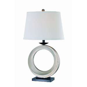 Lite Source LS 21440 Modiale Table Lamp, Black And Aged Silver with 