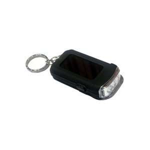  Solar LED Keychain   Black