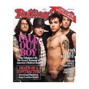  FALL OUT BOY Rolling Stone Cover Music Poster