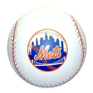   : New York Mets NY Large Inflatable Beach Ball Toy: Sports & Outdoors