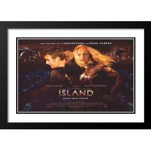  The Island 20x26 Framed and Double Matted Movie Poster 