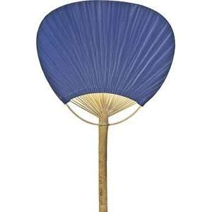  Navy Blue Paper Paddle Fan: Home & Kitchen