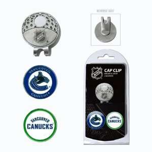  Vancouver Canucks NHL 2 Golf Tee Marker Cap Clip Sports 