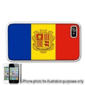 Andorra Principality Flag Apple Iphone 4 4s Case Cover White
