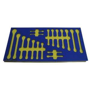   Craftsman Inch and Metric Wrenches, Blue and Yellow