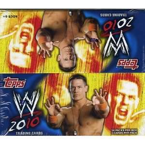   2010 Topps WWE Factory Sealed 24 Pack Retail Box!: Sports & Outdoors