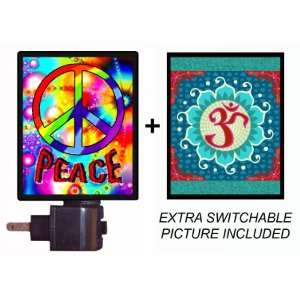   Light and Extra Picture   Peace Sign and Om Symbol