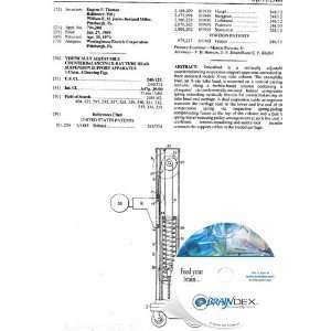 NEW Patent CD for VERTICALLY ADJUSTABLE COUNTERBALANCING X RAY TUBE 