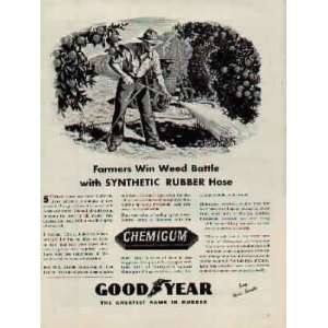   Rubber Hose  1943 Goodyear War Bond ad, A0629 