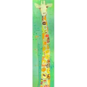  Oopsy daisy Grow Giraffe Wall Art 12x48: Home & Kitchen