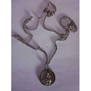  St. Francis Sterling Silver Medal w/24 Chain: Everything 