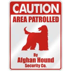   BY AFGHAN HOUND SECURITY CO.  PARKING SIGN DOG