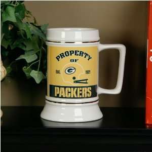 Green Bay Packers Retro Ceramic Stein:  Sports & Outdoors