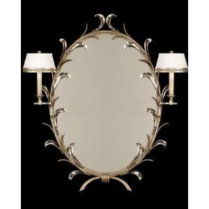 Fine Art Lamps 738955, Beveled Arcs Candle Mirrored Wall 