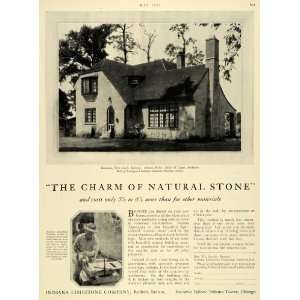  1929 Ad Terre Haute Indiana Limestone Bedford Architecture 