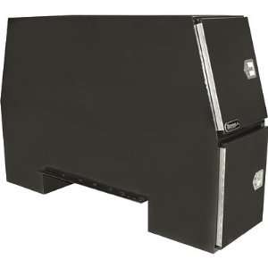 Buyers Products Steel Heavy Duty Backpack Truck Box   Black, 85in.L x 