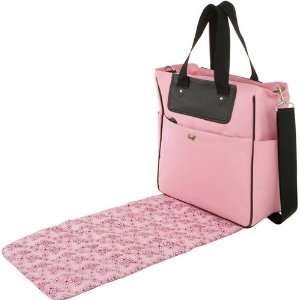  Bumble Bags   Lily Tote Diaper Bag In Pink Bouquet Baby