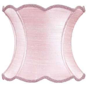    Pink Extra Large Scallop Hourglass Lamp Shade