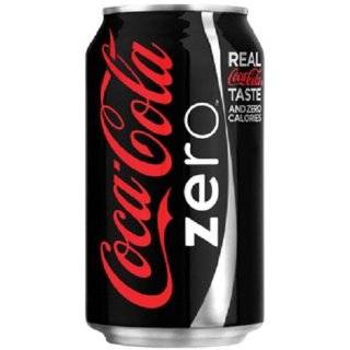 Coca Cola Zero Cherry calorie free cola with cherry flavor, 12 pack 
