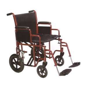  Heavy Duty Transport Chair 22 Seat: Health & Personal 