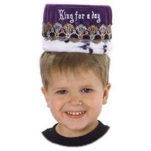  Childs Purple King For A Day Costume Hat Toys & Games