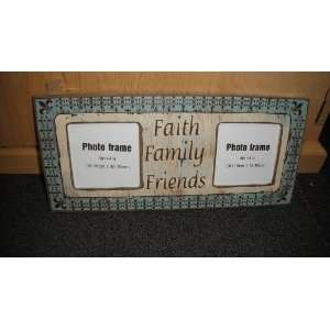  Wood Picture Frame Faith Family Friends