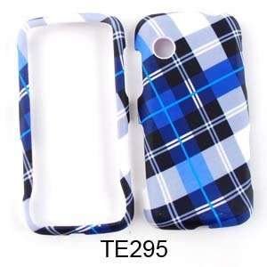   CASES COVERS SKINS FACEPLATES BLUE PLAID Cell Phones & Accessories