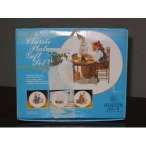  4 Norman Rockwell Classic Plates 