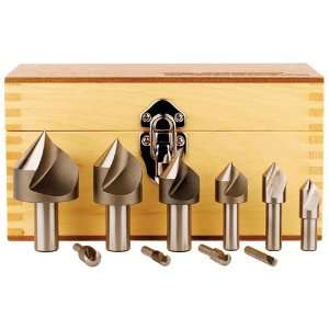 TTC PRODUCTION 10 Piece Single Flute Countersink Sets   Included Angle 