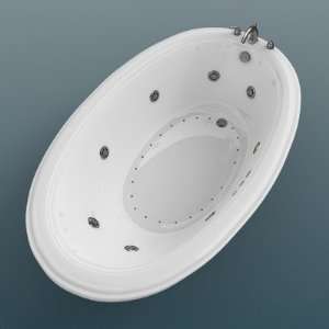 Martinique 36 x 60 x 23 Oval Air and Whirlpool Jetted Bathtub Color 