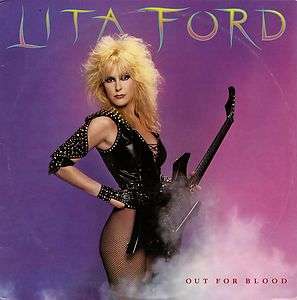 Lita Ford   Out For Blood LP   MERCURY RECORDS ORIGINAL   THE RUNAWAYS 