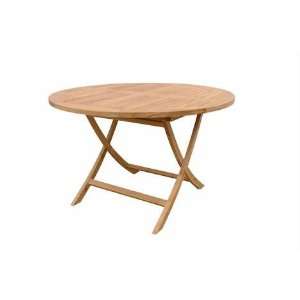  Anderson Teak 47 inch Round Folding Table