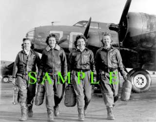 WASP AIRPLANE PILOTS PISTOL PACKIN MAMA B17 PHOTO  