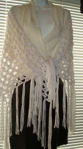 Beautiful Variety of Hand Crocheted Shawls or Wraps  