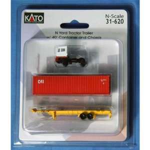  N Yard Tractor Trailer, TTX/Yellow: Toys & Games
