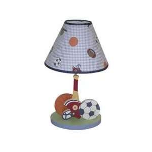    Lambs & Ivy Super Sports By Bedtime Originals Lamp & Shade: Baby