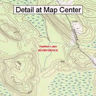   Map   Panther Lake, New York (Folded/Waterproof): Sports & Outdoors