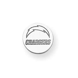  Sterling Silver San Diego Chargers Disc Tie Tac 