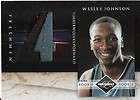 2010 11 Wesley Johnson Limited Rookie Jumbo Prime Numbers Patch #22/25