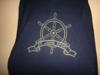 Rare St. John Sportswear Knit Sweater & Pants 2 pc. Suit size 8  