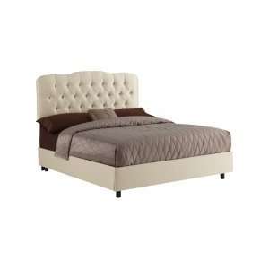   Furniture Tufted Upholstered Full Bed 741BEDSHPAR