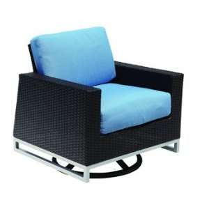   Wicker Cushion Arm Swivel Patio Lounge Chair: Patio, Lawn & Garden