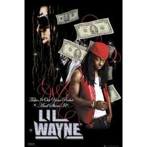  Lil Wayne Dollars Urban Hip Hop Rap Music Poster 24 x 36 