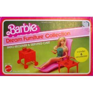  Barbie Dream Furniture Collection   Patio Recliner 