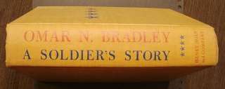 1951 OMAR N. BRADLEY A SOLDIERS STORY, 1st. EDITION WW2. COPYRIGHT 