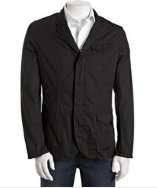 Paul Smith black poly blend blazer jacket style# 314247801